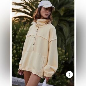 Free people Stash It Sweat Small NWT camel